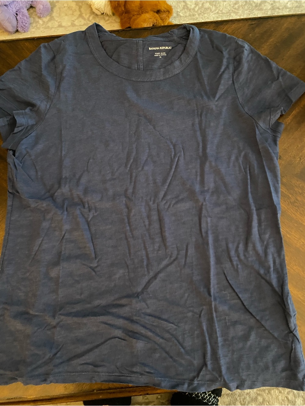 Vintage Banana Republic Navy Crew Neck Tee